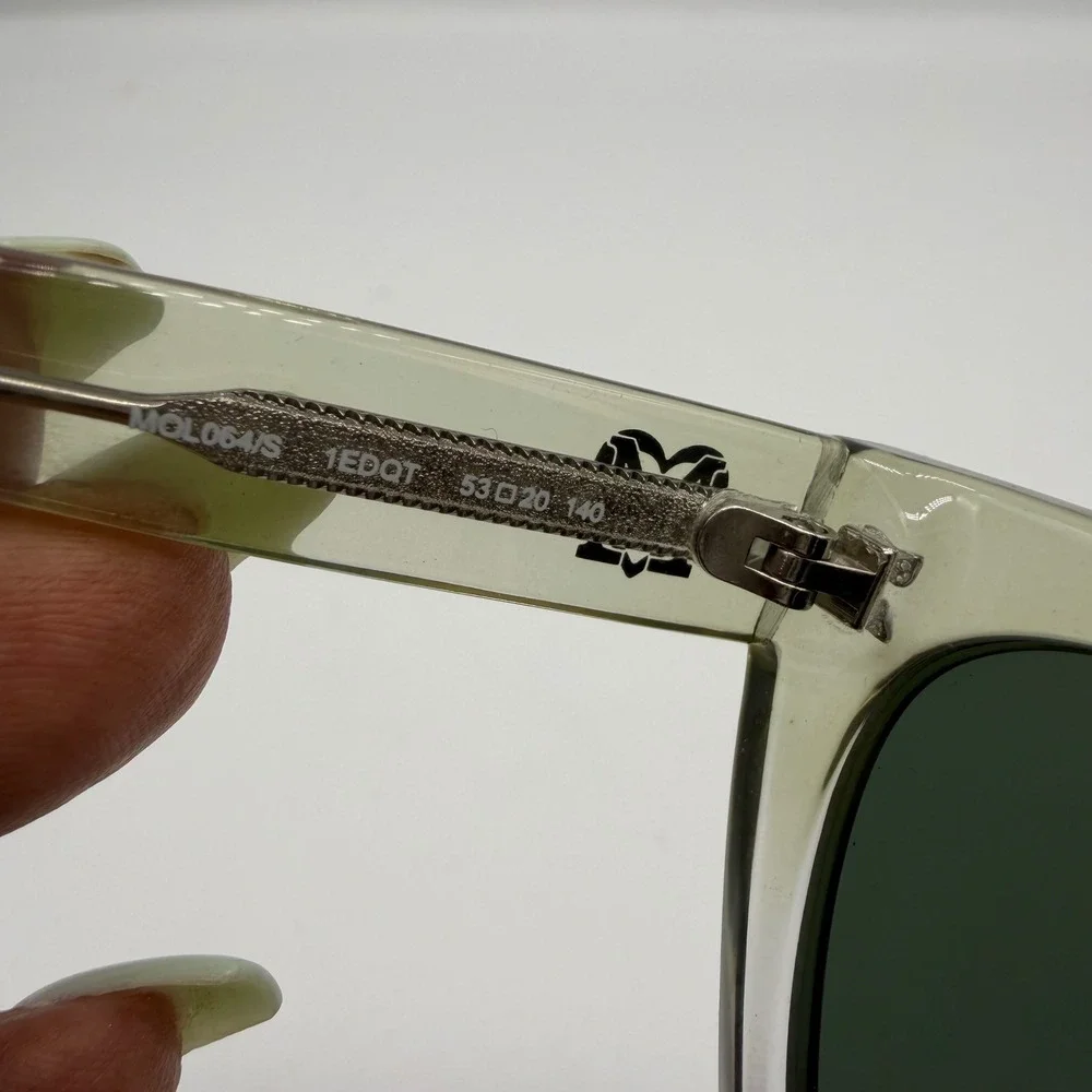 Love Moschino Women MOL064/S Cat Eye‎ Sunglasses Transparent Green 53-20-140